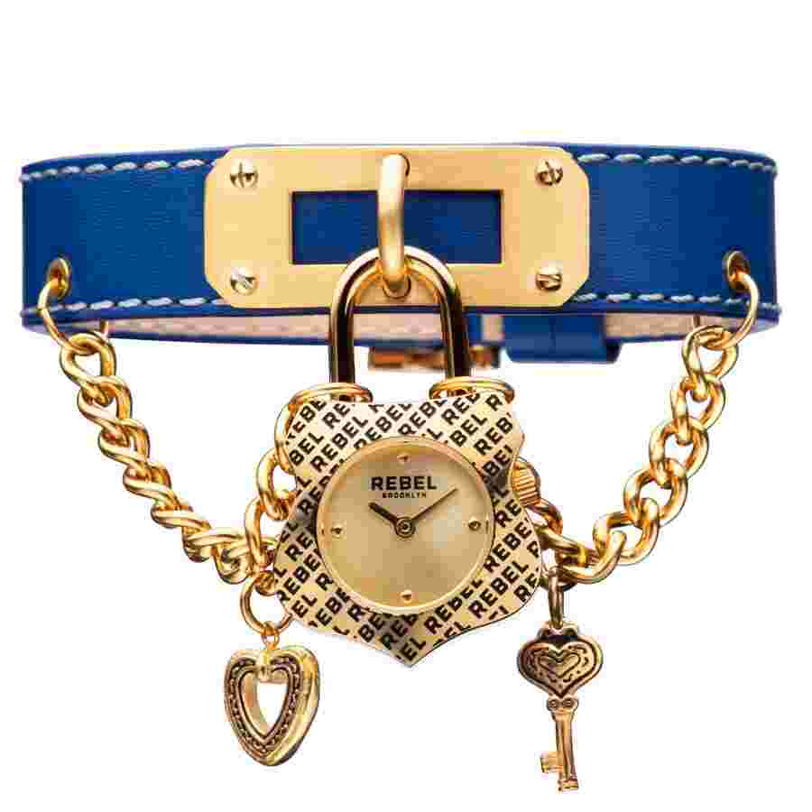 Rebel Seagate Gold Dial Ladies Watch RB114-9041