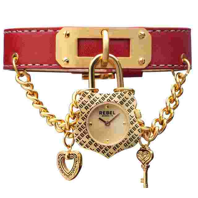 Rebel Seagate Gold Dial Ladies Watch RB114-9051