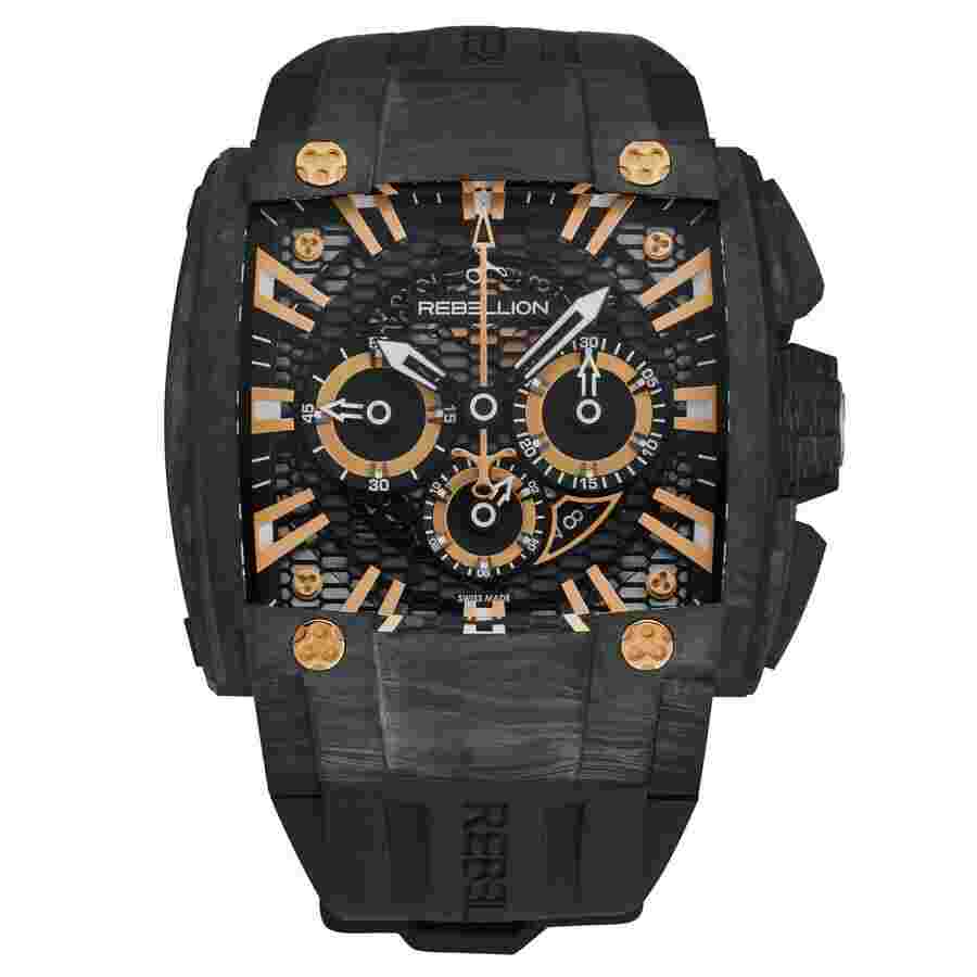 Rebellion Re1 2.0 Chronograph Automatic Black Dial Men's Watch RB.RE12.CH.CA.5N