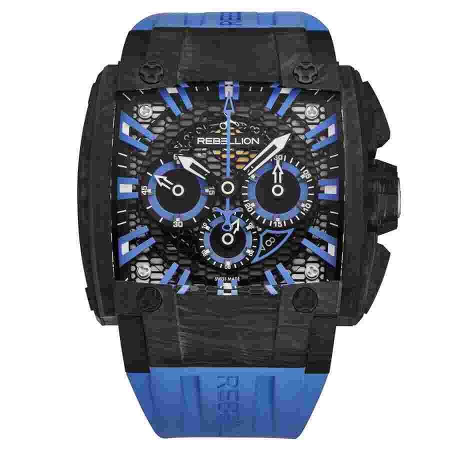 Rebellion Re1 2.0 Chronograph Automatic Black Dial Men's Watch RB.RE12.CH.CA.BL