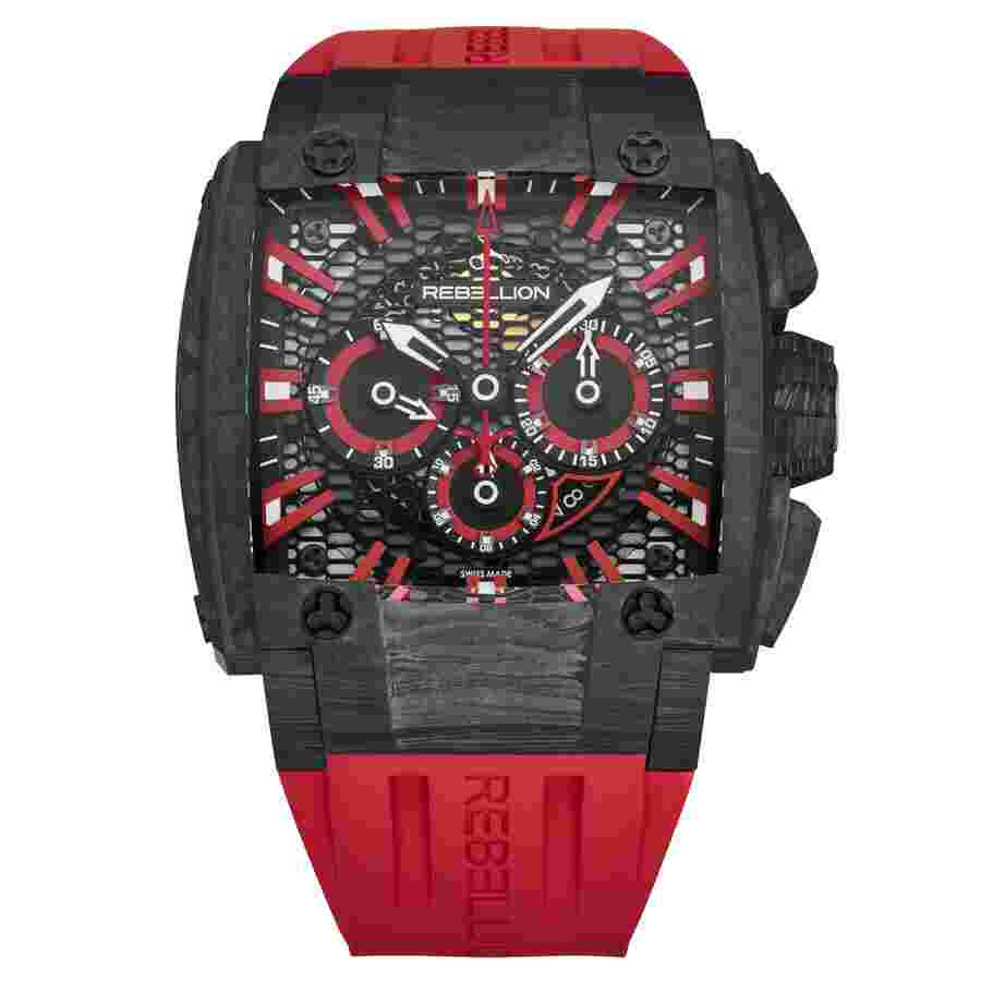 Rebellion Re1 2.0 Chronograph Automatic Black Dial Men's Watch RB.RE12.CH.CA.RD