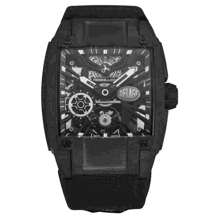 Rebellion Re-Volt Automatic Black Dial Men's Watch RB.REV.3H.TC.ADELR