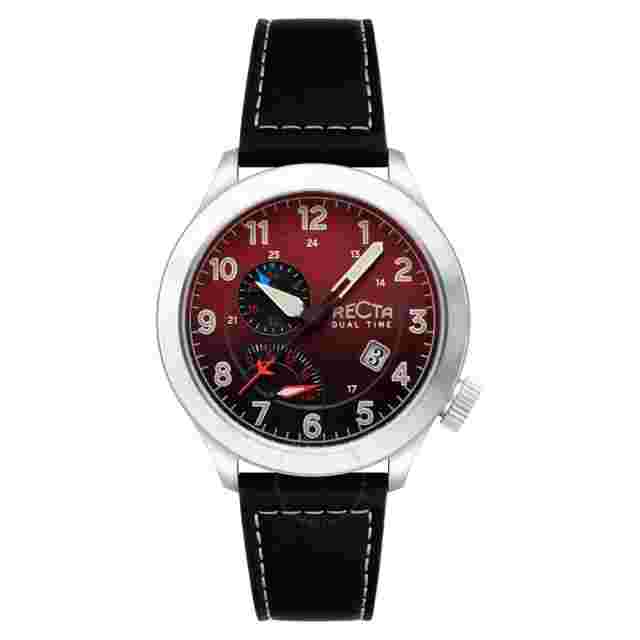Recta Altitude GMT Quartz Red Dial Men's Watch RT-3007-05