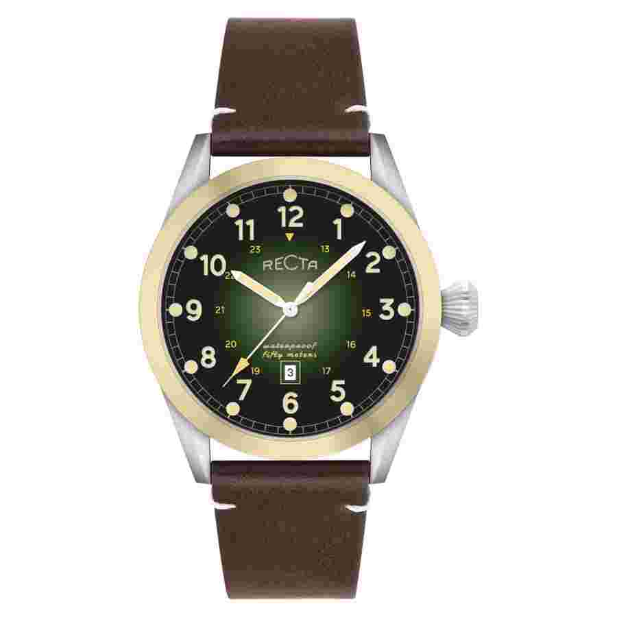 Recta Cavalier Quartz Green Dial Men's Watch RT-3005-07