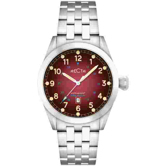 Recta Cavalier Quartz Red Dial Men's Watch RT-3005-88