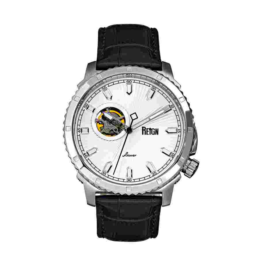 Reign Bauer Automatic White Dial Men's Watch REIRN6001