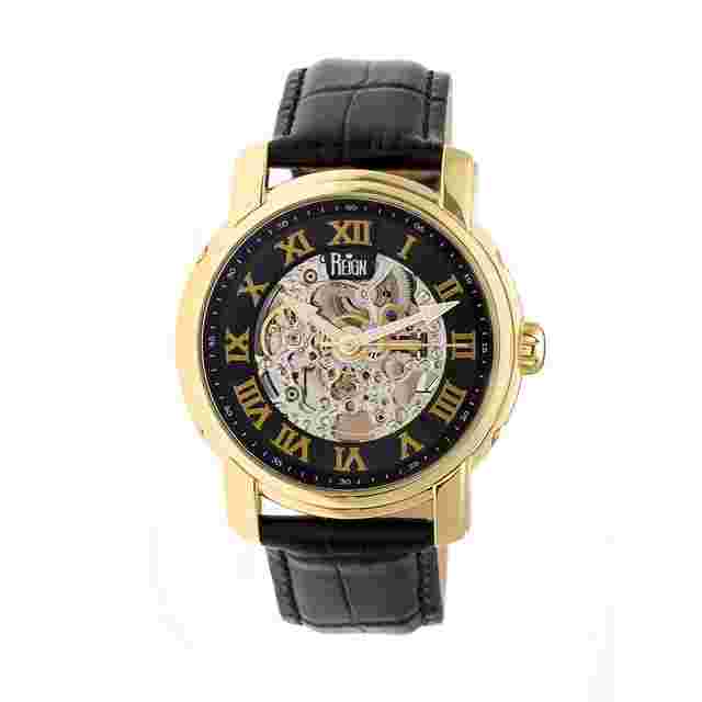Reign Kahn Automatic Black Dial Men's Watch REIRN4305
