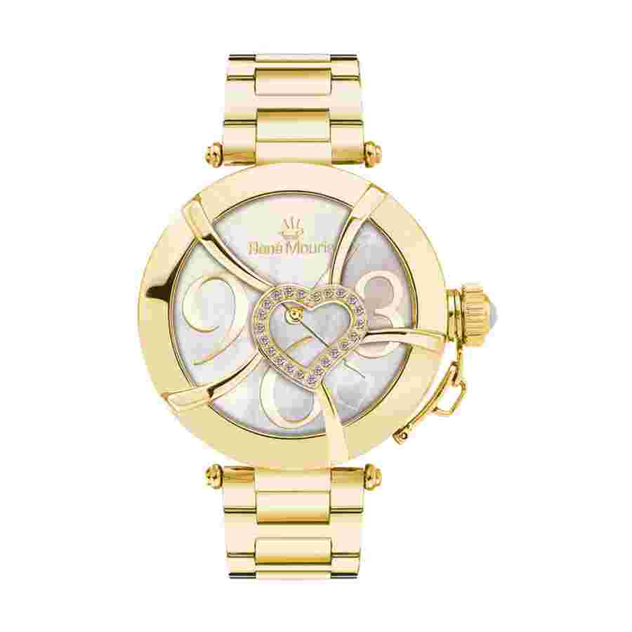 Rene Mouris Coeur D'Amour Mother of Pearl Dial Ladies Watch 50102RM4