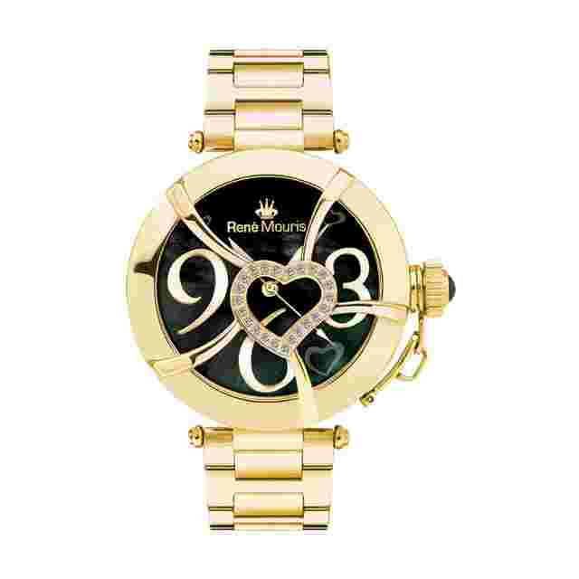 Rene Mouris Coeur D'Amour Mother of Pearl Dial Ladies Watch 50102RM5