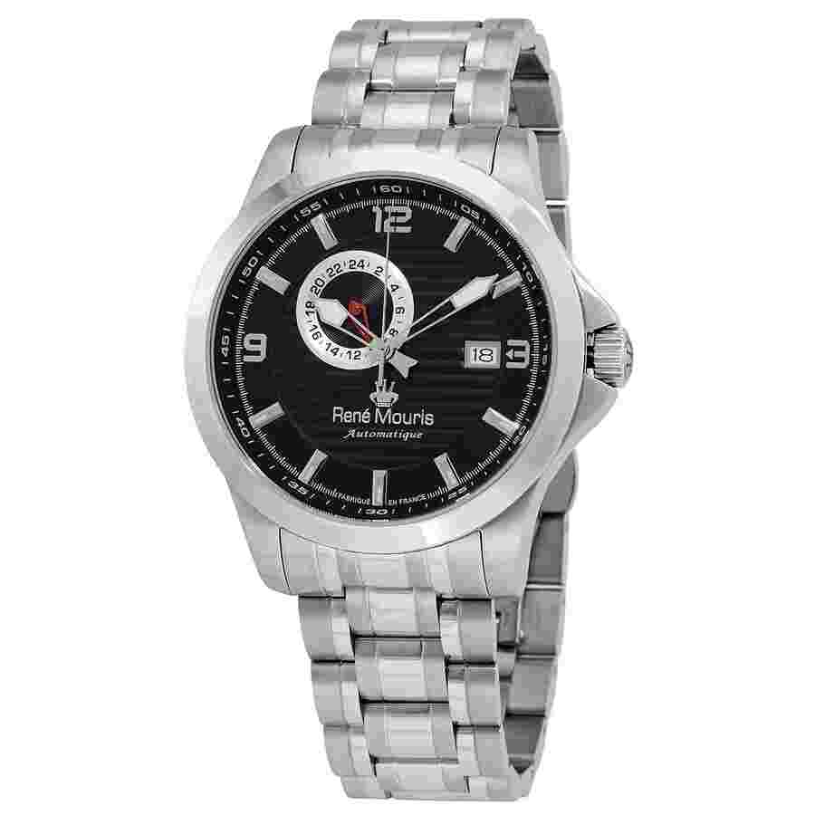 Rene Mouris Cygnus Automatic Black Dial Men's Watch 70104RM2