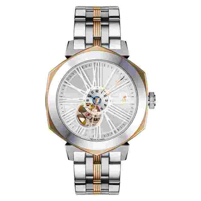 Rene Mouris Mythique GMT Silver-tone Dial Men's Watch 70108RM3