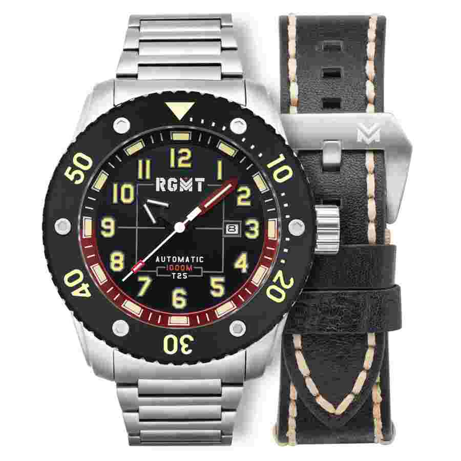 RGMT All-Brite Tritium Black Dial Men's Watch RG-8047-44