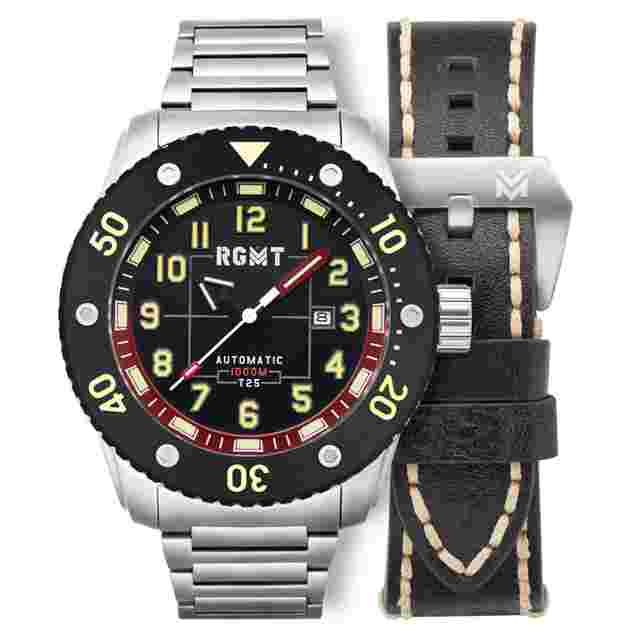 RGMT All-Brite Tritium Black Dial Men's Watch RG-8047-44