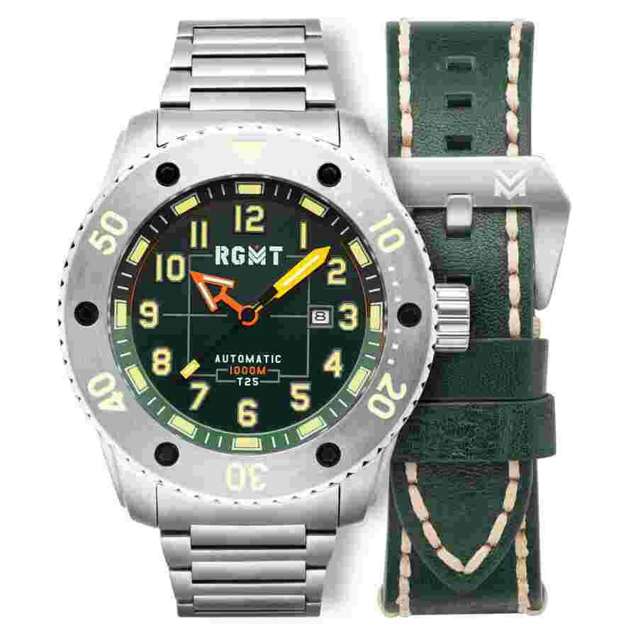 RGMT All-Brite Tritium Green Dial Men's Watch RG-8047-33