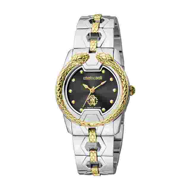 Roberto Cavalli Fashion Watch Quartz Black Dial Ladies Watch RV1L168M0061