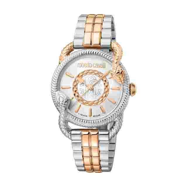 Roberto Cavalli Fashion Watch Quartz Silver Dial Ladies Watch RV1L126M1071