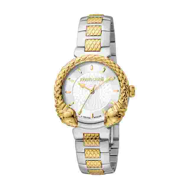 Roberto Cavalli Fashion Watch Quartz Silver Dial Ladies Watch RV1L190M0061