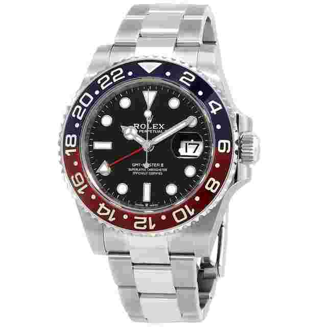 Rolex GMT-Master II "Pepsi" Automatic Black Dial Men's Watch 126710BKSO