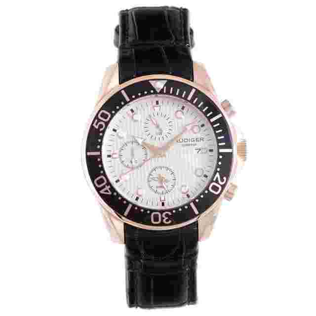 Rudiger Chemnitz Chronograph White Dial Men's Watch R2001-09-001L