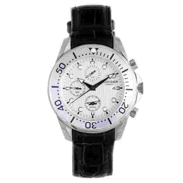 Rudiger Chemnitz Chronograph White Dial Men's Watch R2001-04-001.1L