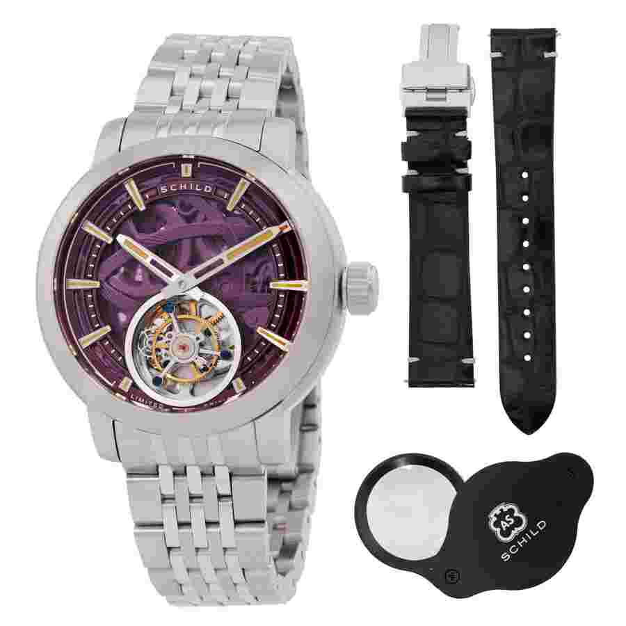 Schild Heinrich Automatic Purple Dial Men's Watch SC-1006-99