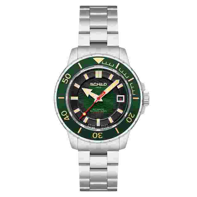 Schild Hermann Automatic Green Dial Men's Watch SC-1016-33