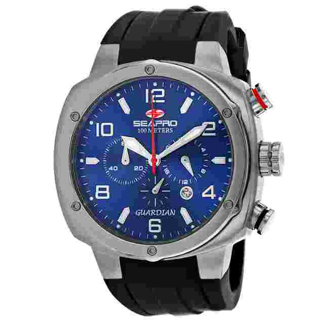Seapro Guardian Chronograph Quartz Blue Dial Men's Watch SP3342