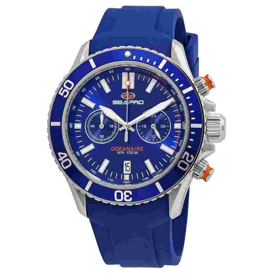 Seapro Thrash Chronograph Quartz Blue Dial Men's Watch SP0332