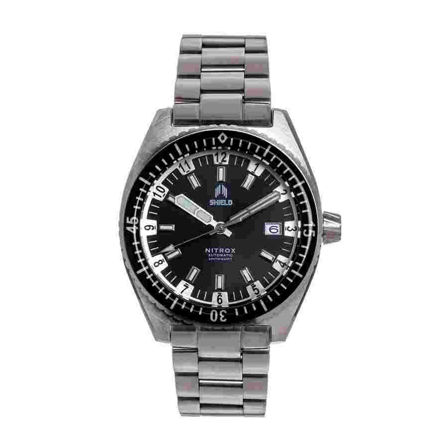 Shield Nitrox Automatic Black Dial Men's Watch SLDSH114-1