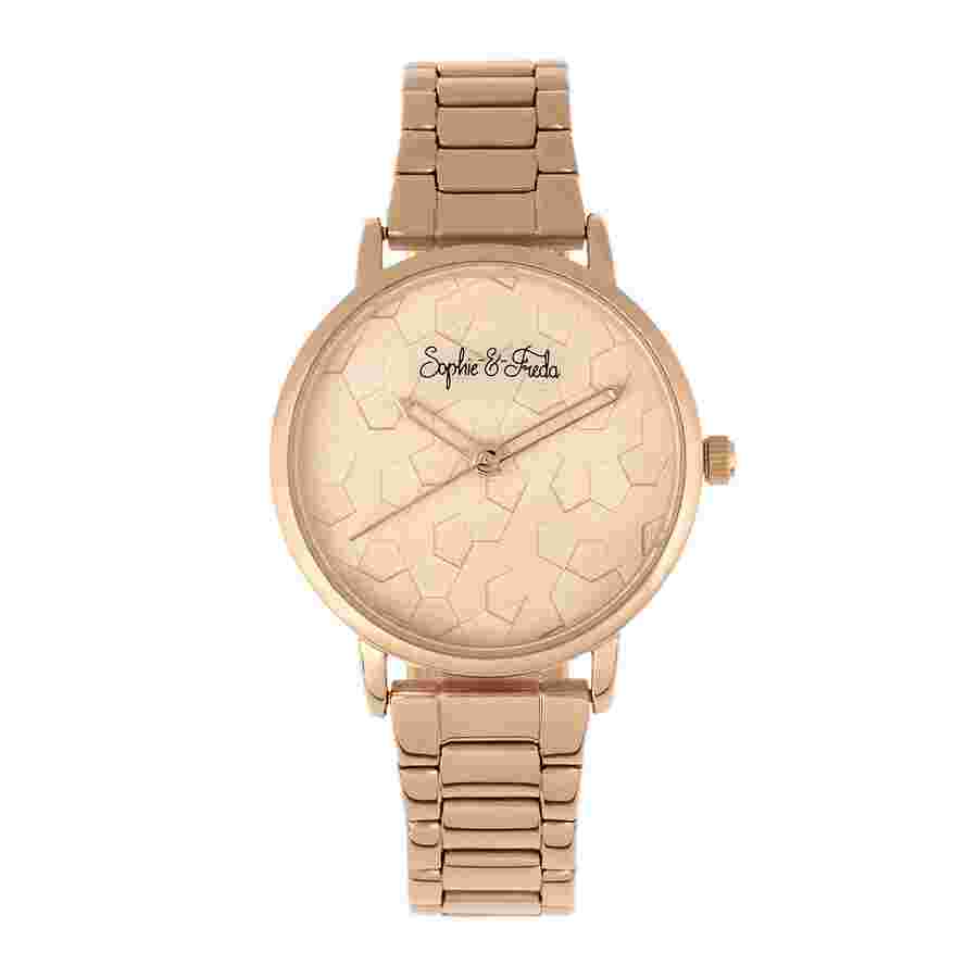 Sophie And Freda Breckenridge Quartz Rose Gold Dial Ladies Watch SF4703
