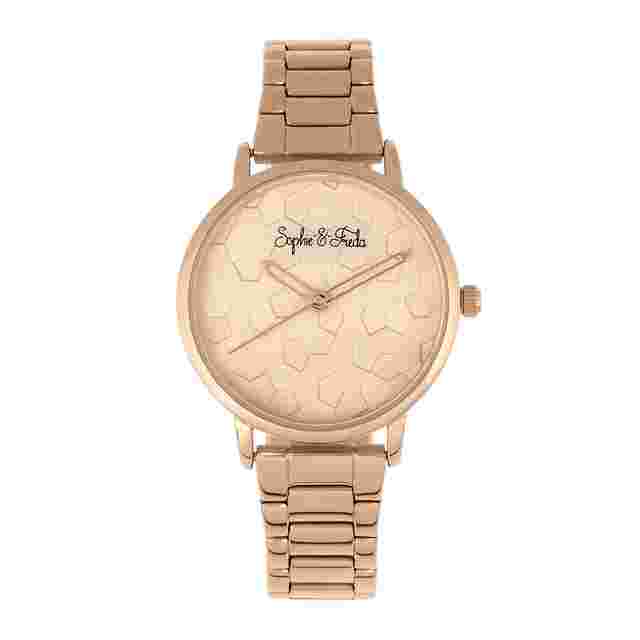 Sophie And Freda Breckenridge Quartz Rose Gold Dial Ladies Watch SF4703