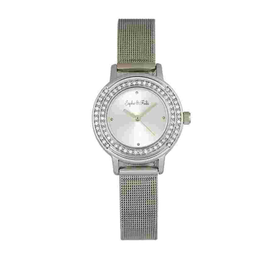 Sophie And Freda Cambridge Crystal Silver Dial Ladies Watch SF4101