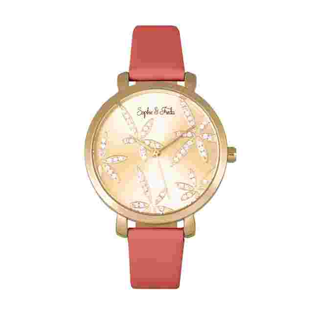 Sophie And Freda Key West Gold Dial Ladies Watch SF4304