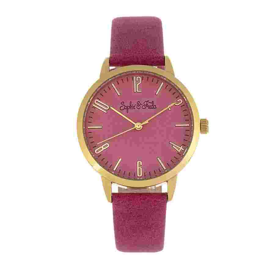 Sophie And Freda Vancouver Quartz Pink Dial Ladies Watch SF4903