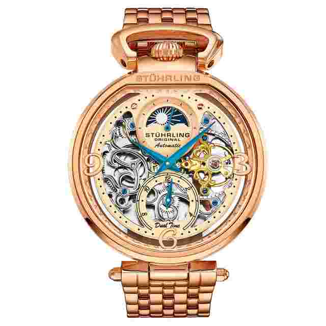 Stuhrling Original Legacy Automatic Rose Gold Dial Men's Watch M17979