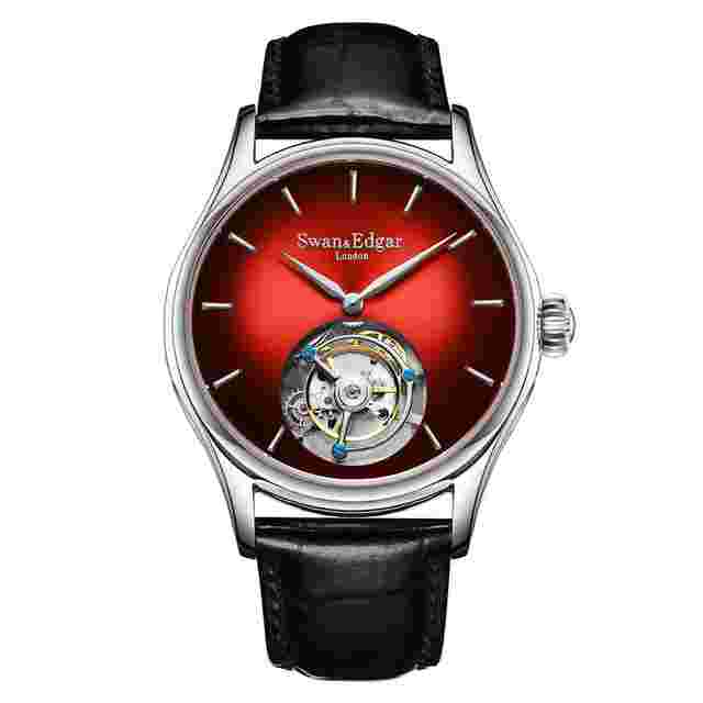 Swan & Edgar Tourbillon Red Dial Men's Watch SE0069T