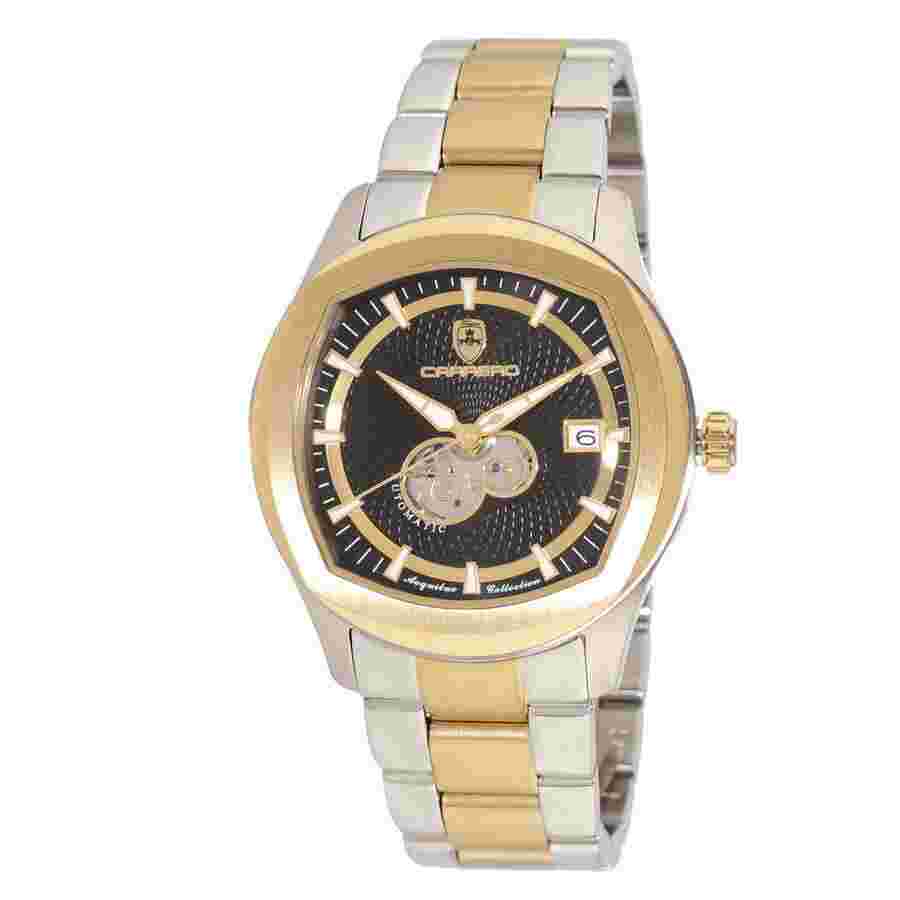 Torino Carrero Aequilux Automatic Black Dial Men's Watch CTT1875-BK