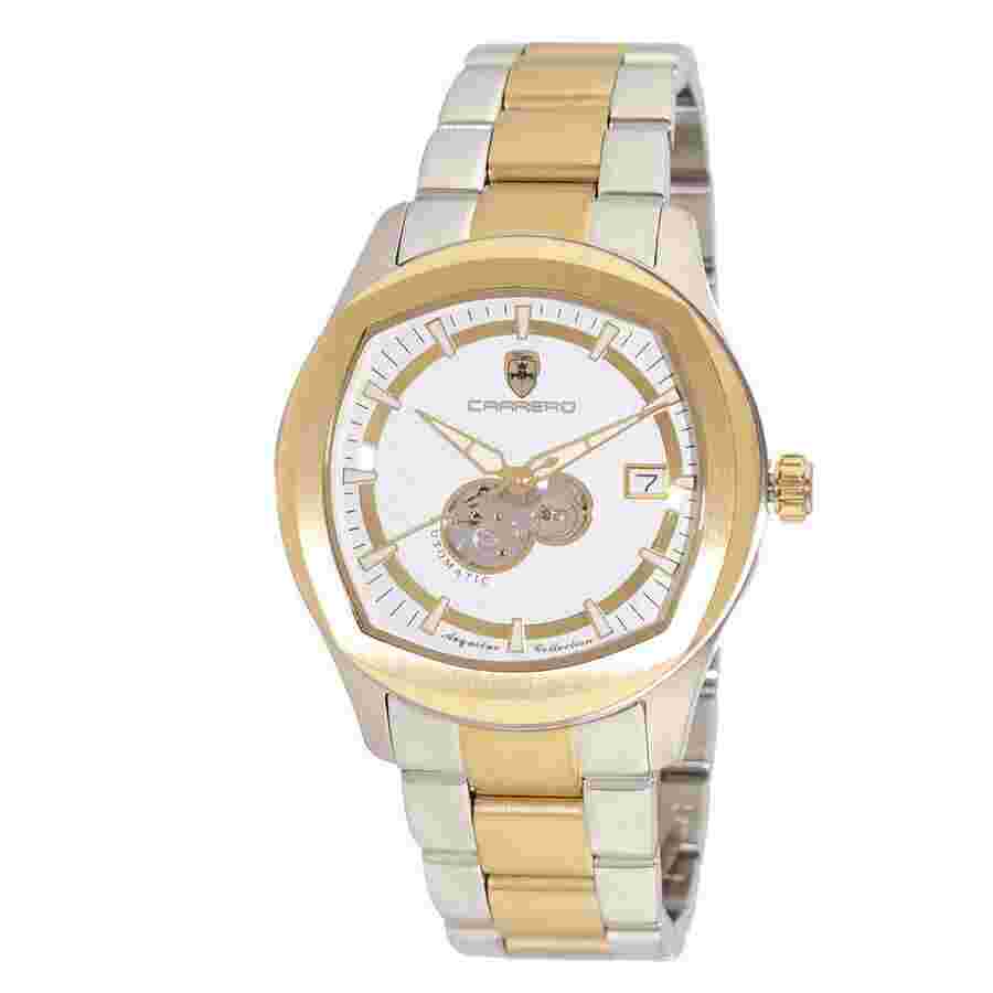 Torino Carrero Aequilux Automatic White Dial Men's Watch CTT1875-WT