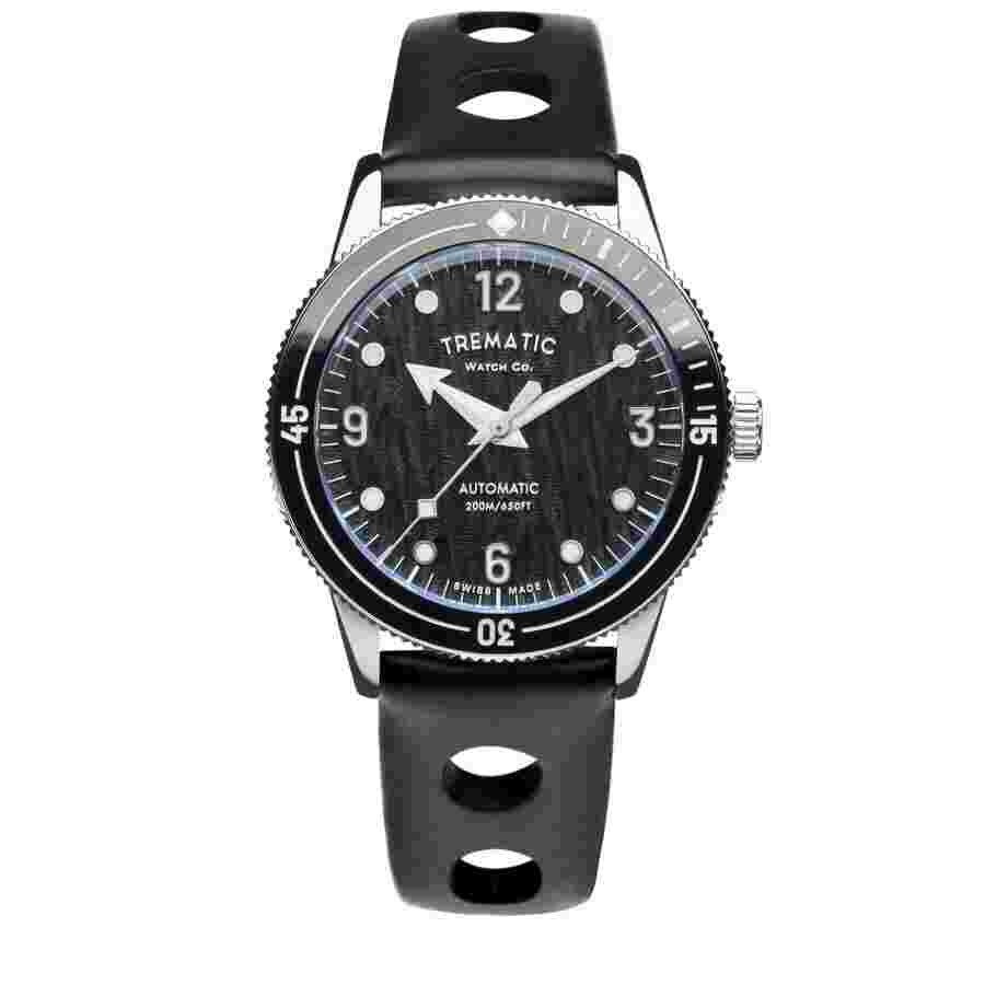 Trematic Ac 14 Automatic Black Dial Men's Watch 1411121R