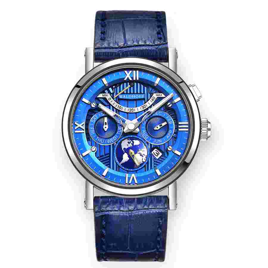 Waldhoff Multimatic II Automatic Blue Dial Men's Watch Waldhoff Multimatic II Royal Blue