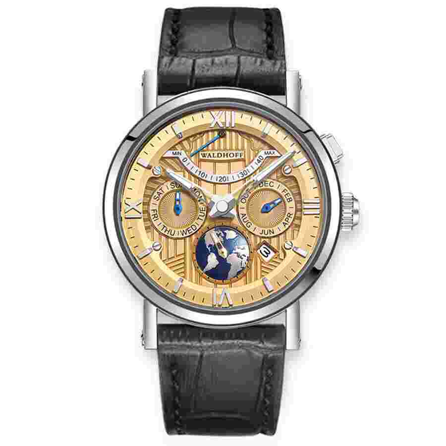 Waldhoff Multimatic II Automatic Gold Dial Men's Watch Multimatic II Hamilton Gold