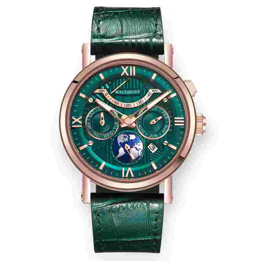 Waldhoff Multimatic II Automatic Green Dial Men's Watch Waldhoff Multimatic II Emerald