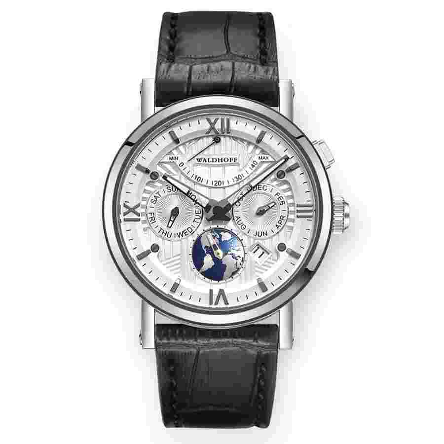 Waldhoff Multimatic II Automatic Silver Dial Men's Watch Waldhoff Multimatic II Diamond Silver