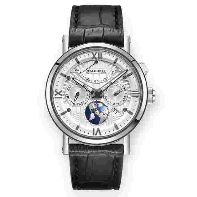 Waldhoff Multimatic II Automatic Silver Dial Men's Watch Waldhoff Multimatic II Diamond Silver