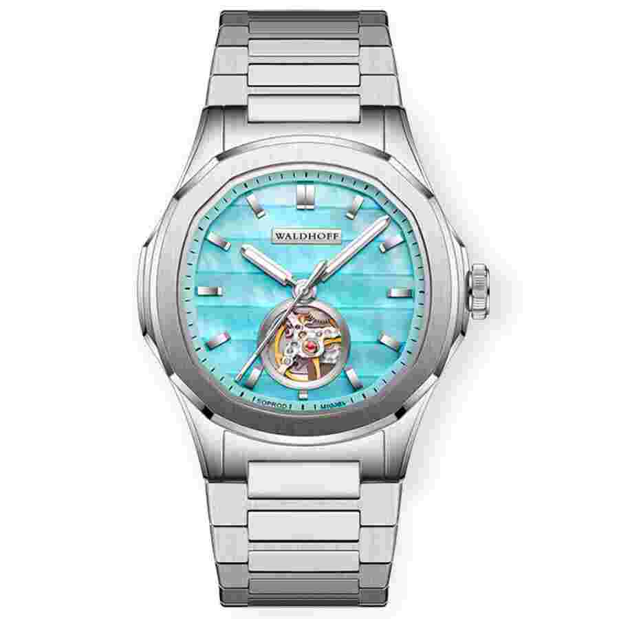 Waldhoff Navigator Automatic Blue Mother of Pearl Dial Men's Watch MW-22-CM