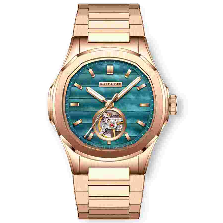 Waldhoff Navigator Automatic Blue Mother of Pearl Dial Men's Watch MW-22-FM