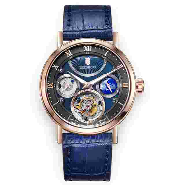 Waldhoff Ultramatic Limited Hand Wind Grey Dial Men's Watch MW-05FM