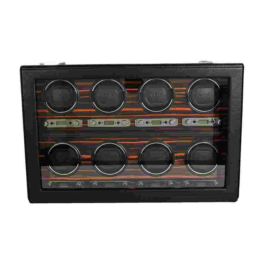 Wolf Roadster Eight Piece Watch Winder with Cover 459356