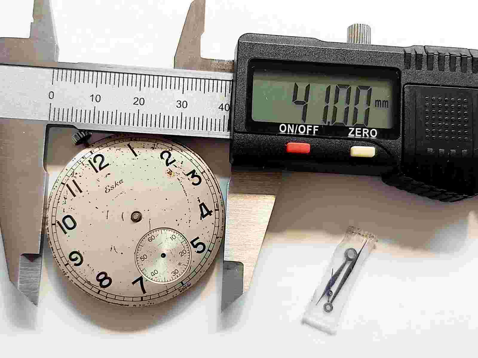 Eska cal. Felsa Old Pocket Watch Movement for Replacement Working Well