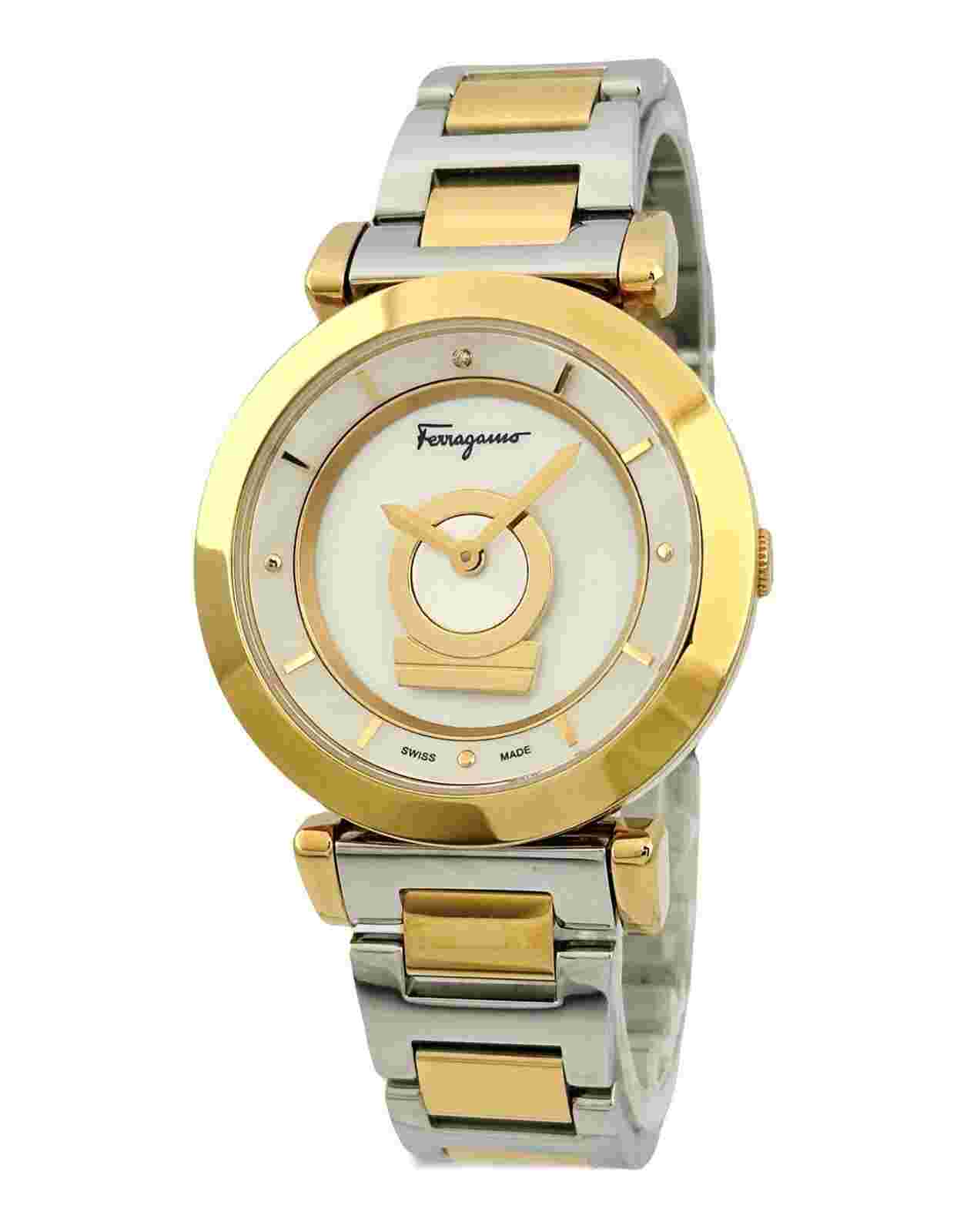 Salvatore Ferragamo Women's FQ4050013 “Minuetto” Gold IP4N Stainless Steel Watch